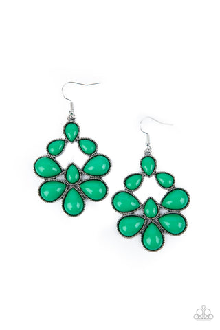 In Crowd Couture Earrings__Green