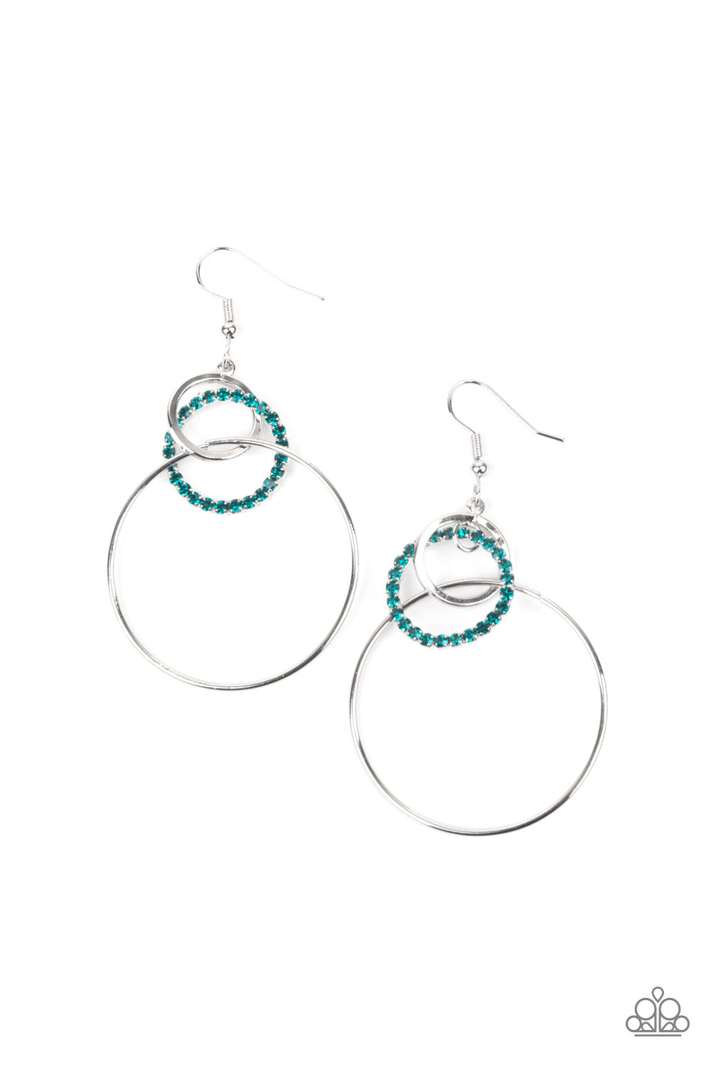 In An Orderly Fashion Earrings__Blue