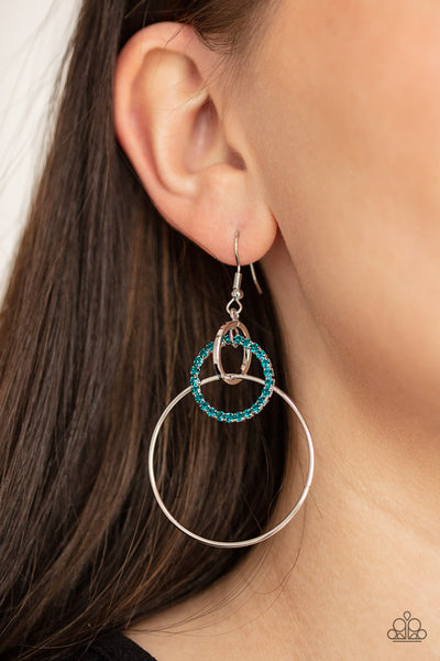 In An Orderly Fashion Earrings__Blue