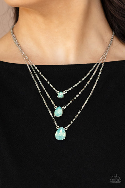 Dewy Drizzle Necklace__Green