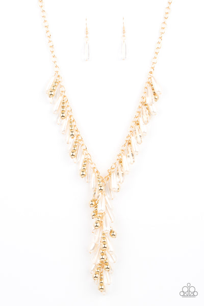 Dripping With DIVA-ttitude Necklace__Gold