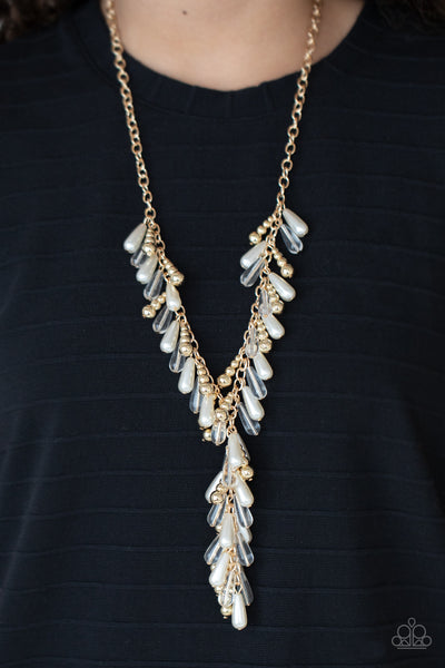 Dripping With DIVA-ttitude Necklace__Gold