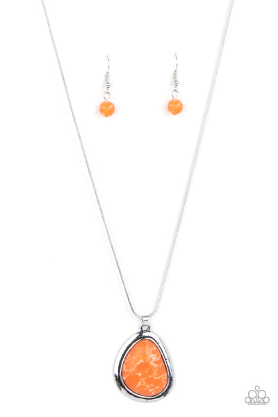 Canyon Oasis Necklace__Orange