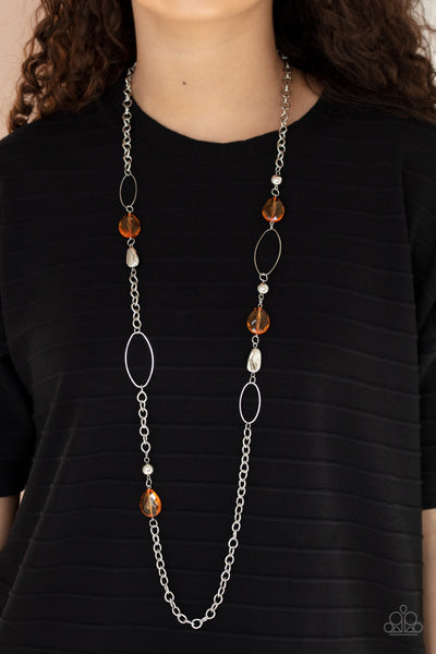 SHEER As Fate Necklace__Orange