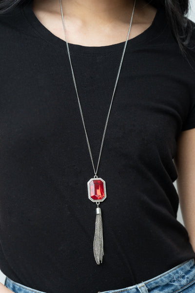Blissed Out Opulence Necklace__Red