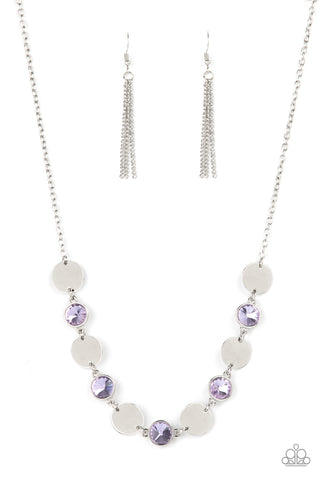 Refined Reflections Necklace__Purple