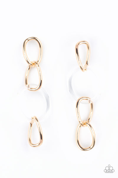 Talk In Circles Earrings__Gold