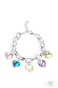 Candy Heart Charmer Bracelet__Multi