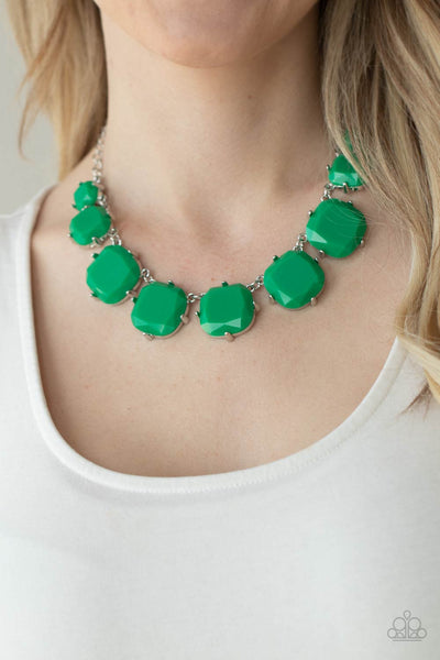 Prismatic Prima Donna Necklace__Green