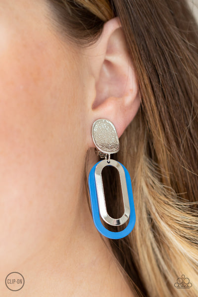 Melrose Mystery Earrings__Blue