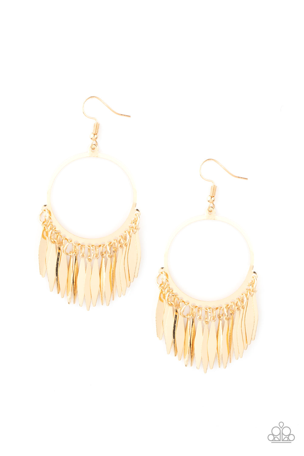 Radiant Chimes Earrings__Gold