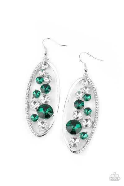 Rock Candy Bubbly Earrings__Green