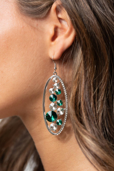 Rock Candy Bubbly Earrings__Green