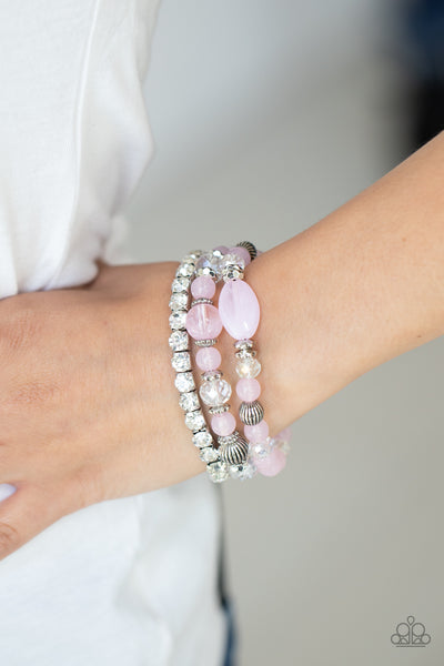 Ethereal Etiquette Bracelet__Pink