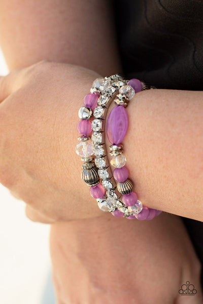 Ethereal Etiquette Bracelet__Purple