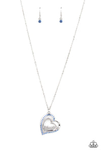 A Mothers Heart Necklace__Blue