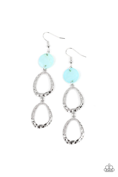 Surfside Shimmer Earrings__Blue