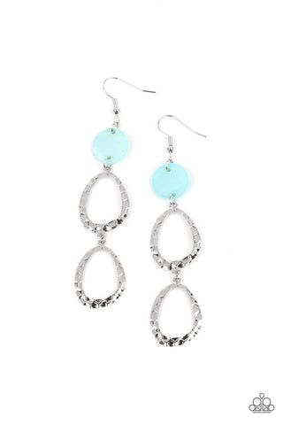 Surfside Shimmer Earrings__Blue