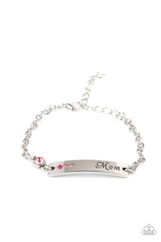 Mom Always Knows Bracelet__Pink