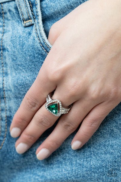 Elevated Engagement Ring__Green