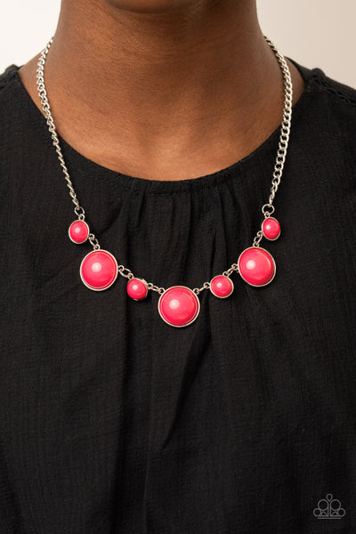Prismatically POP-tastic Necklace__Pink