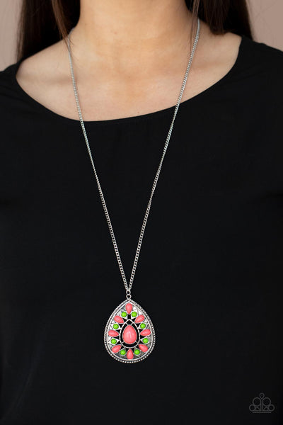 Retro Prairies Necklace__Multi