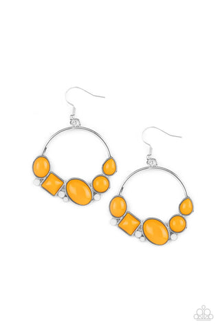 Beautifully Bubblicious Earrings__Orange