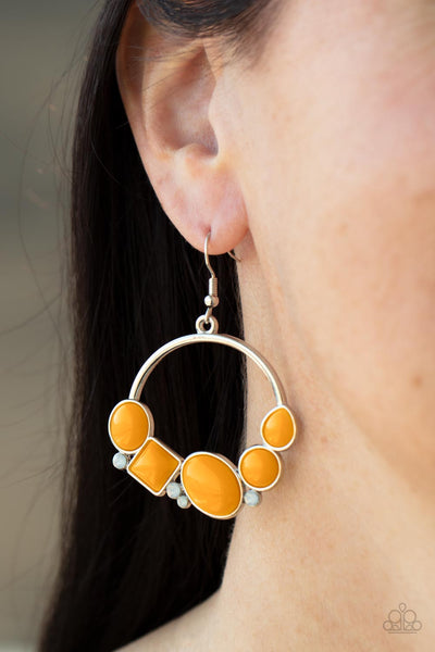 Beautifully Bubblicious Earrings__Orange