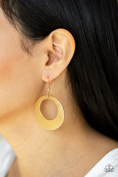 Outer Plains Earrings__Gold
