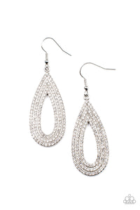 Exquisite Exaggeration Earrings__White