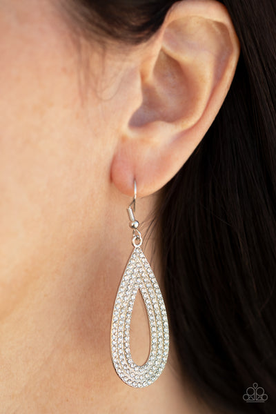 Exquisite Exaggeration Earrings__White