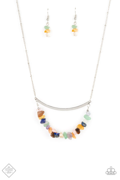 Pebble Prana Necklace__Multi