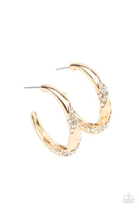 Subliminal Shimmer Earrings__Gold