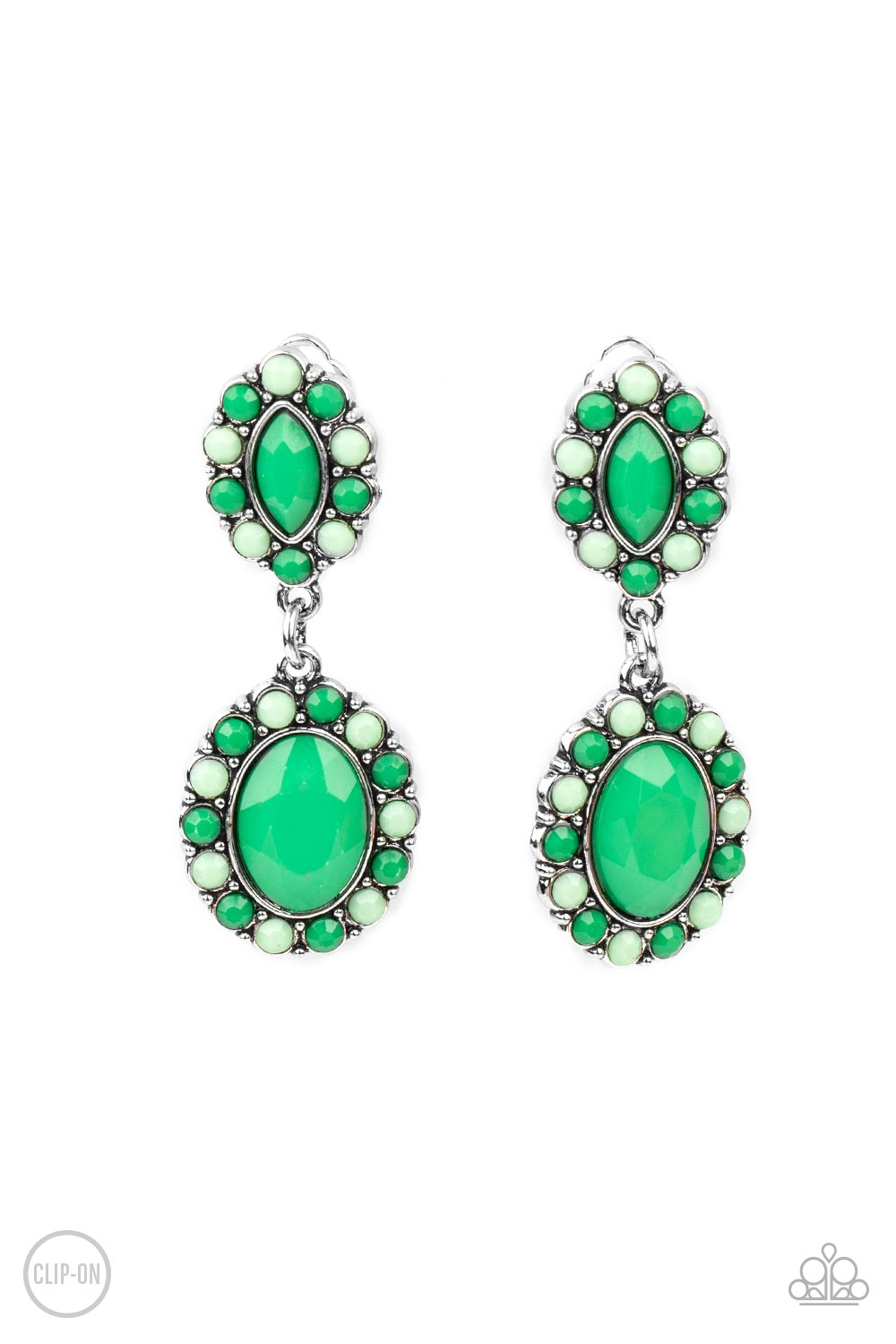 Positively Pampered Earrings__Green