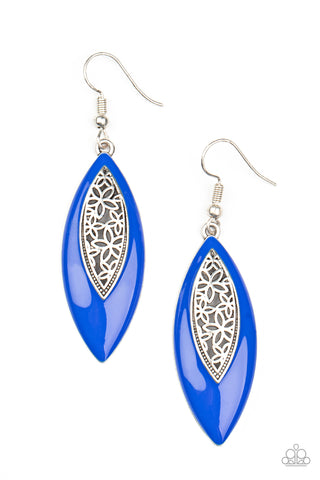 Venetian Vanity Earrings__Blue