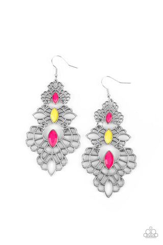 Flamboyant Frills Earrings__Multi