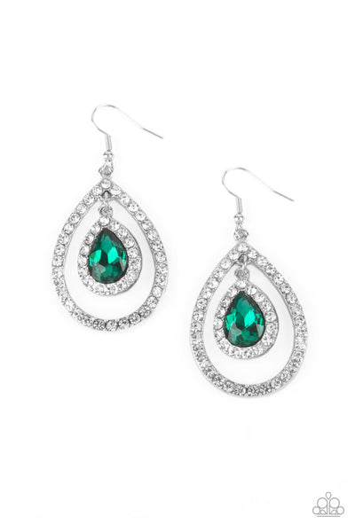 Blushing Bride Earrings__Green