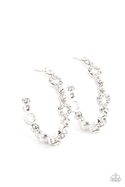 Swoon-Worthy Sparkle Earrings__White