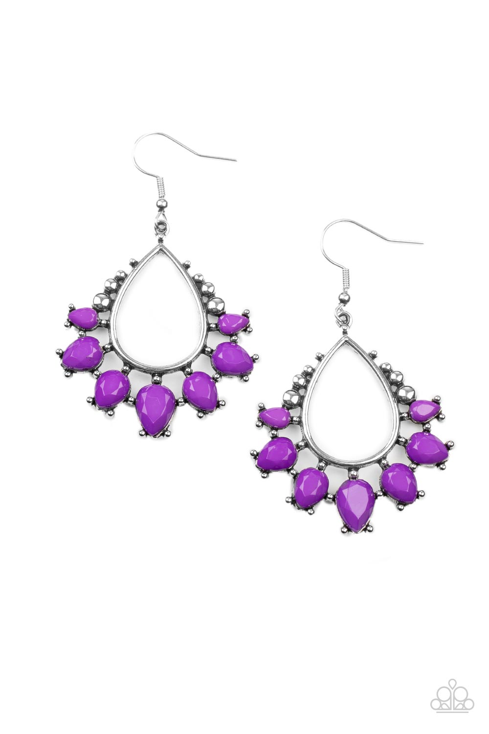 Flamboyant Ferocity Earrings__Purple
