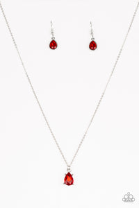 Classy Classicist Necklace__Red