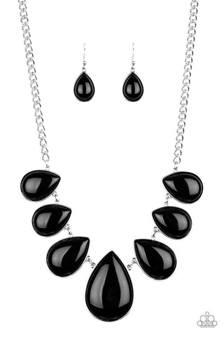 Drop Zone Necklace__Black