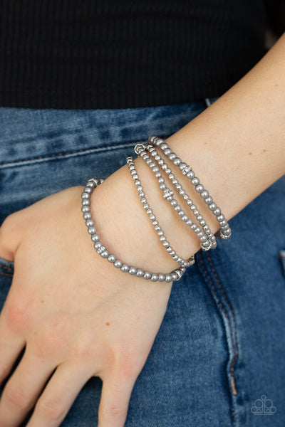 Fiercely Frosted Bracelet__Silver