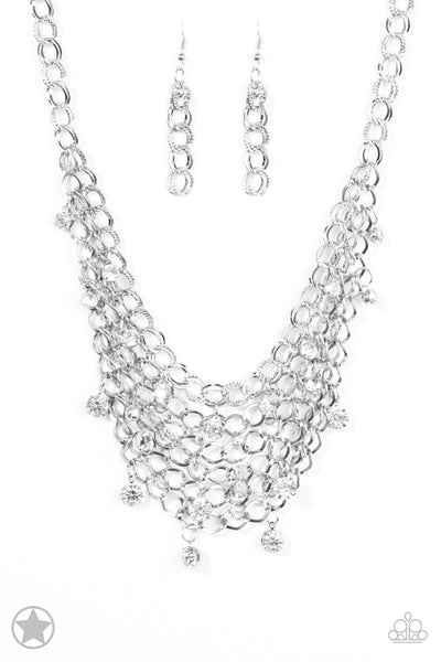 Fishing for Compliments Necklace__Blockbuster__Silver