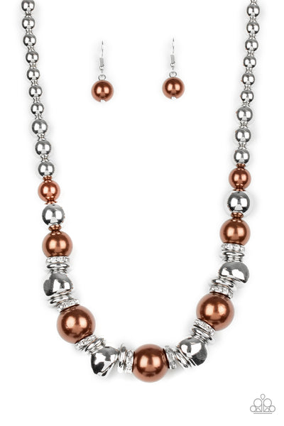 Hollywood HAUTE Spot Necklace__Brown