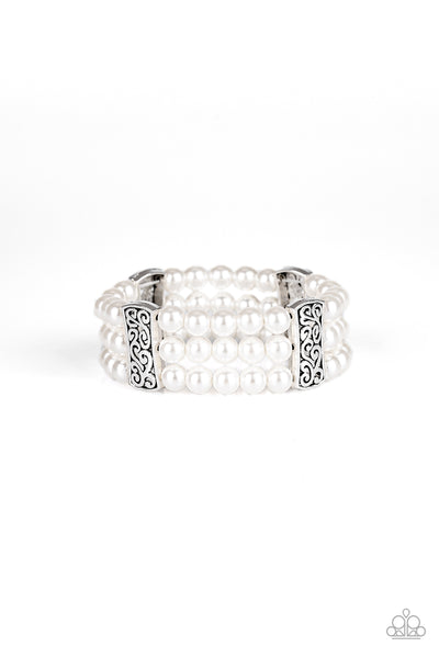 Ritzy Ritz Bracelet__White