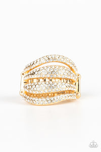 Roll Out the Diamonds Ring__Gold