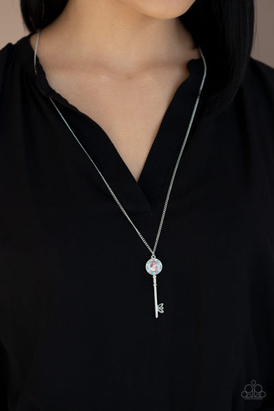 Secret Shimmer Necklace__Multi Key
