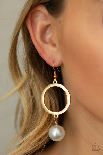 Soho Solo Earrings__Gold