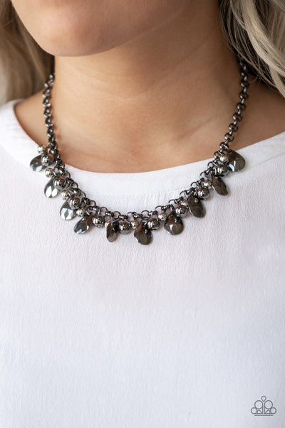 Stage Stunner Necklace__Black