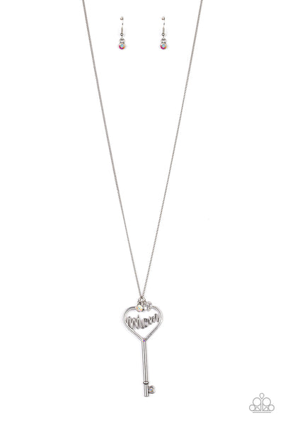 The Key To Mom's Heart Necklace__Multi